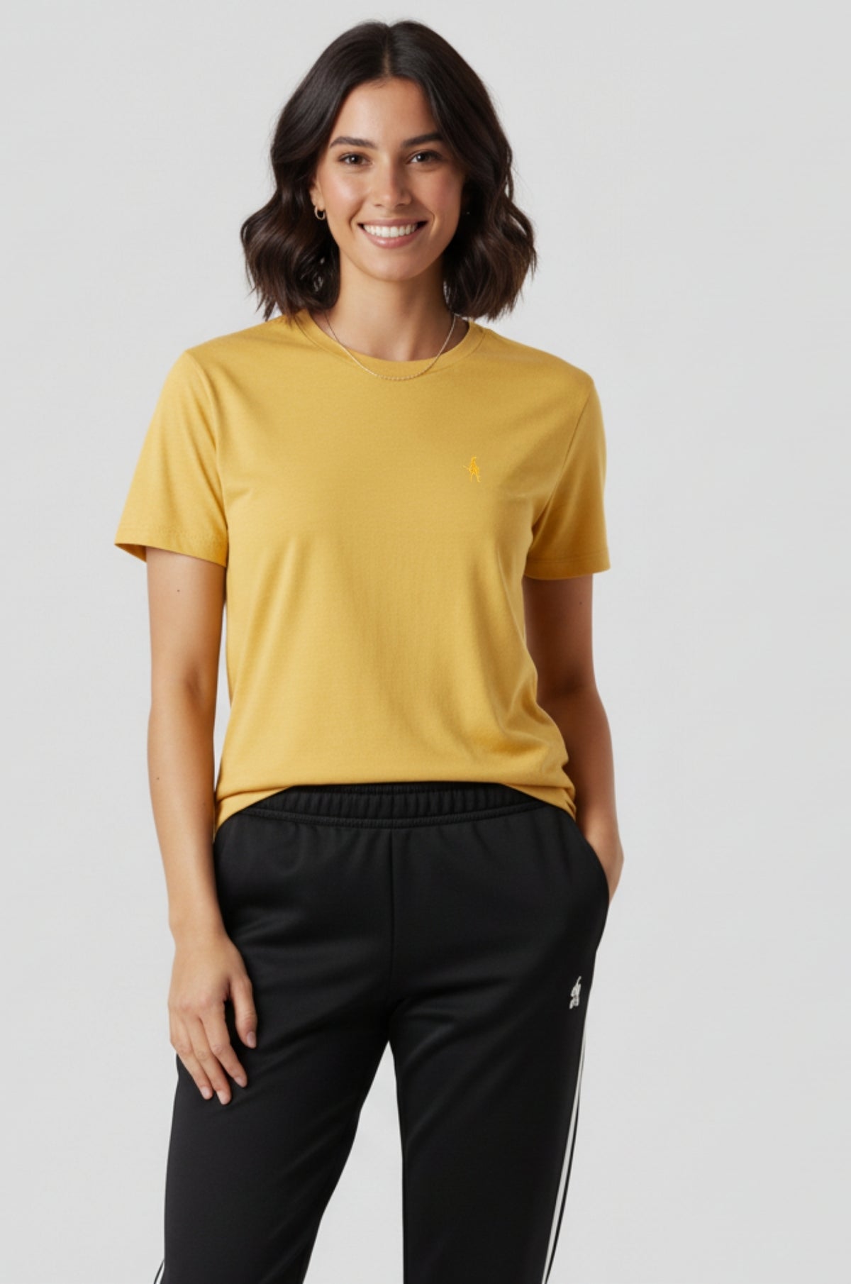 Spicy Mustard Slub T-Shirt