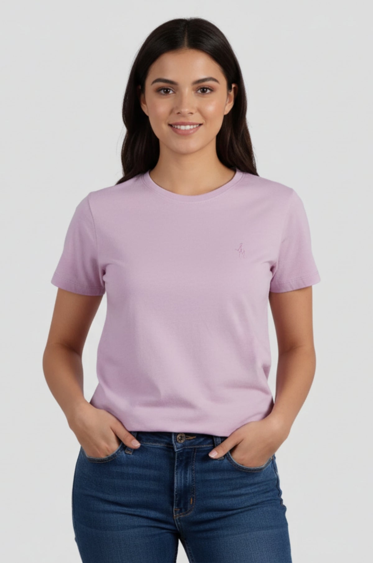 Mauve Shadows Slub T-Shirt