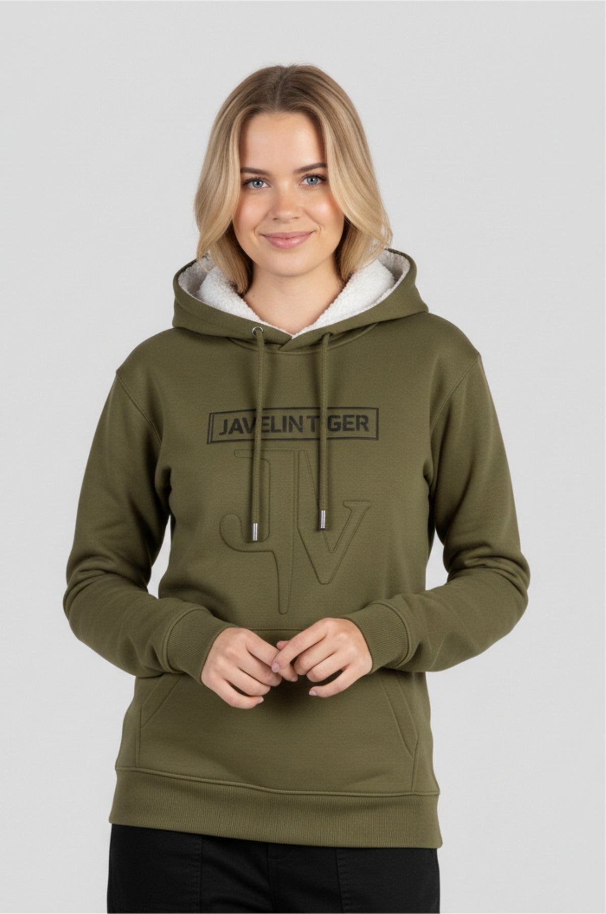 Martini Olive Cotton Hoodie