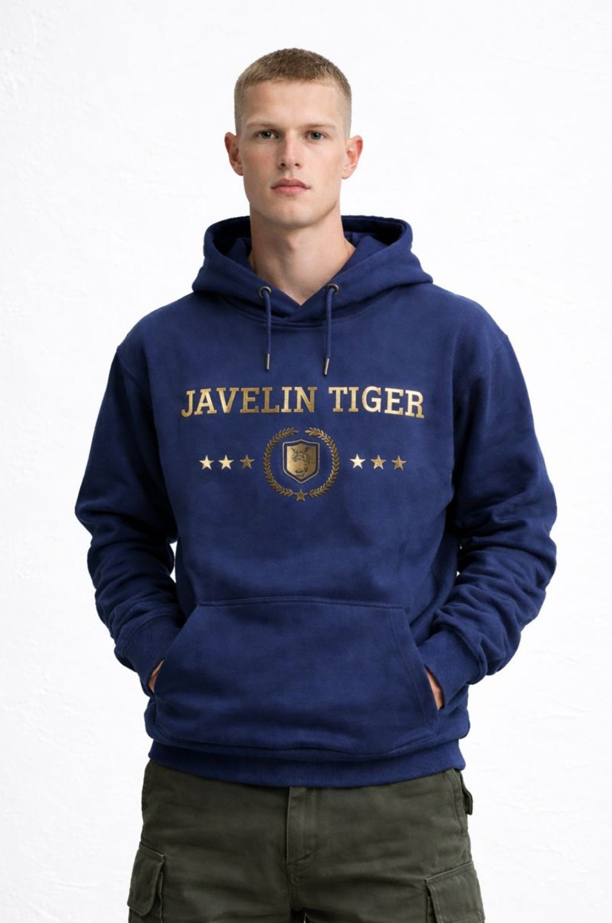 Indigo Cotton Hoodie