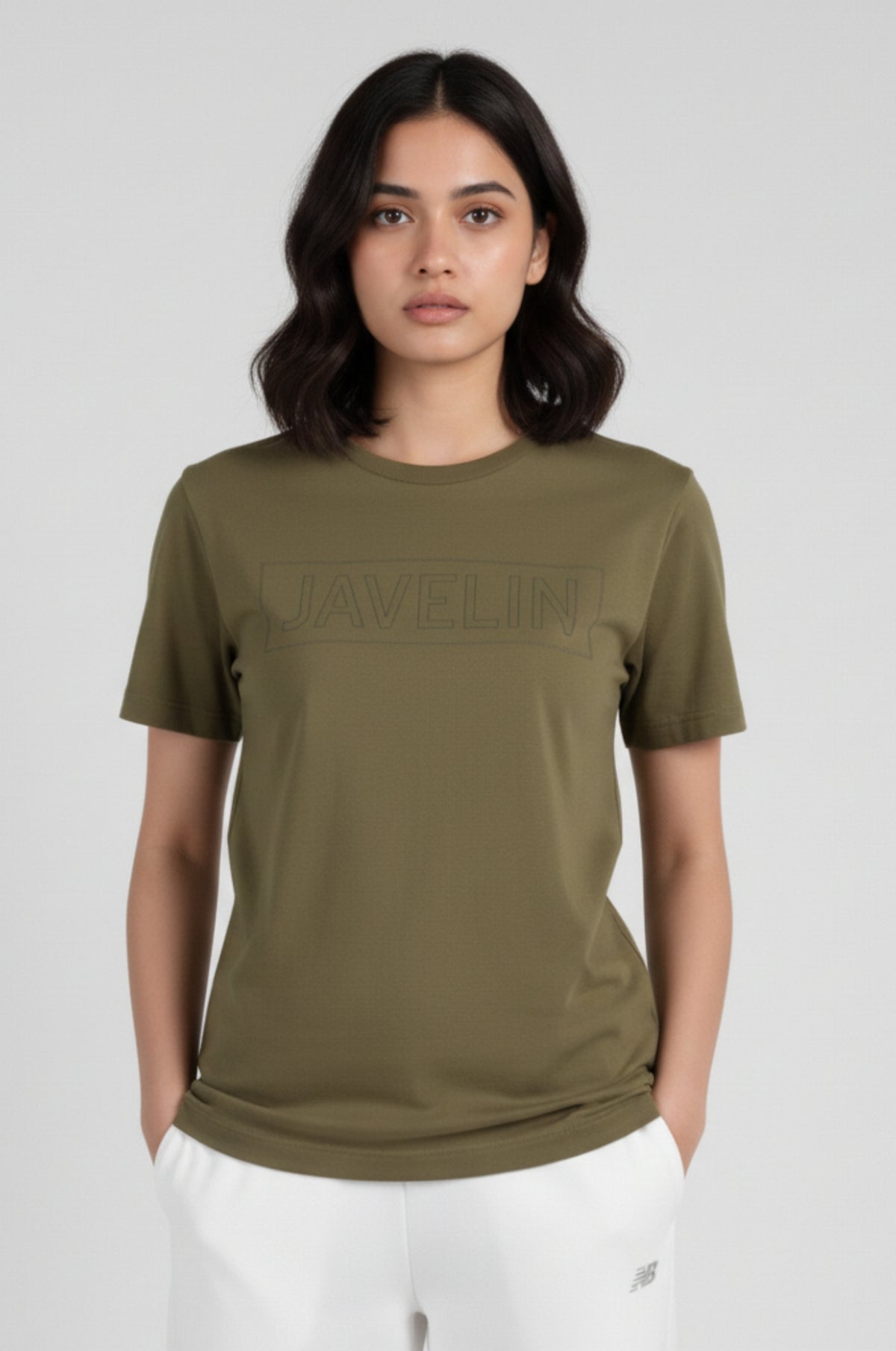 Martini Olive Printed Cotton T-Shirt