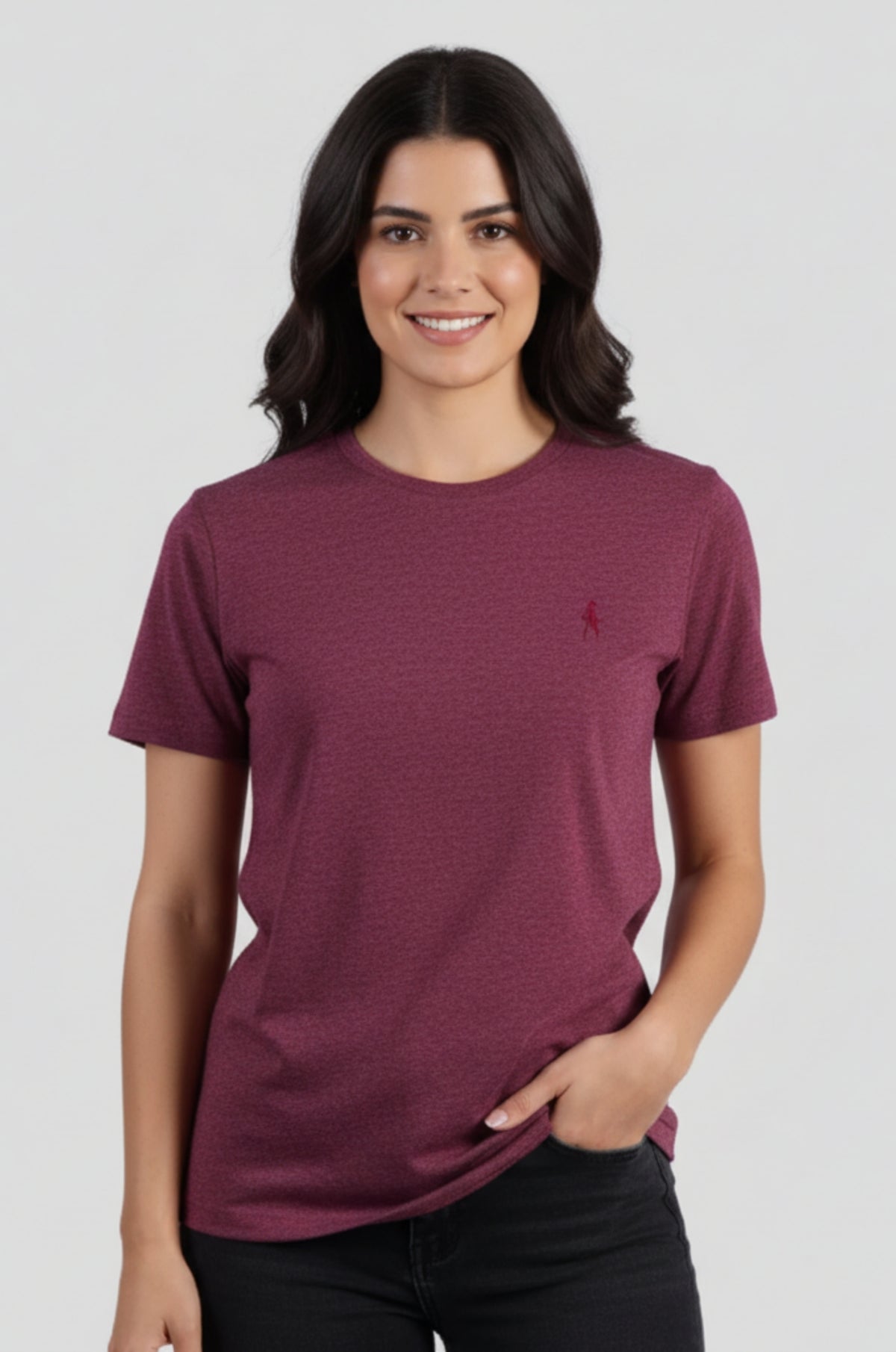 Wine Slub T-Shirt -