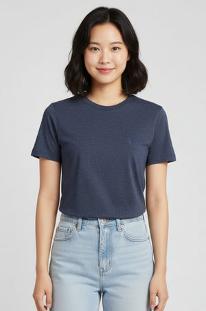 Navy Slub T-Shirt