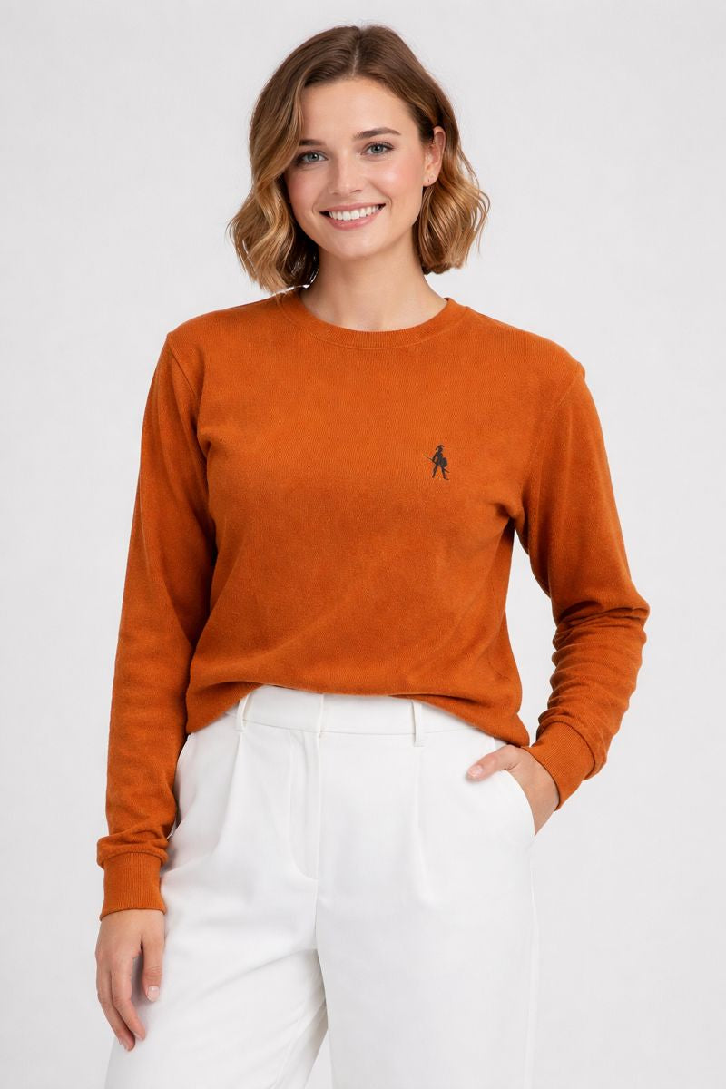 Pumpkin Spice Cotton Sweatshirt