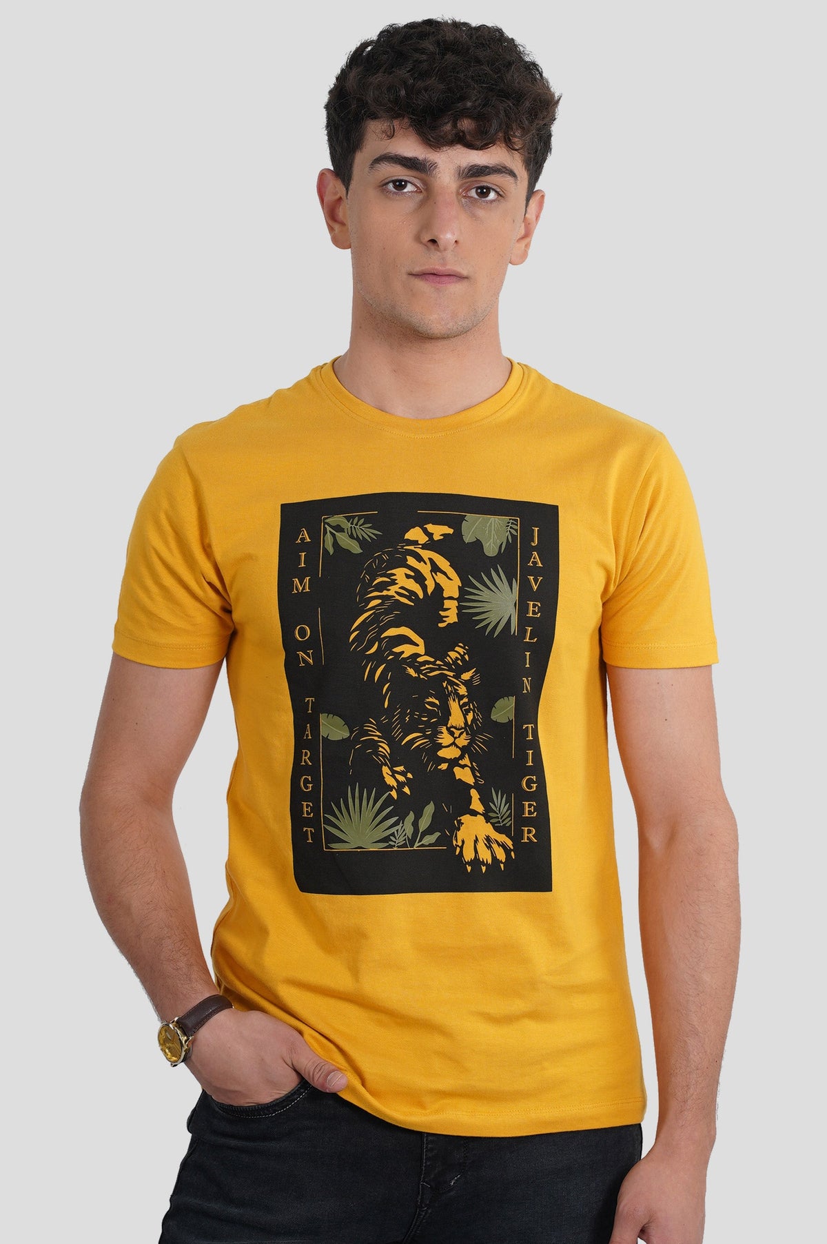 Mango Mojito Printed Compact Cotton T-Shirt