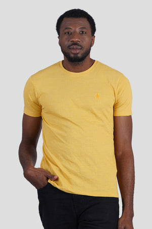 Spicy Mustard Slub T-Shirt
