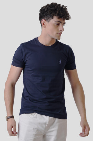 Navy Organic Logo T-Shirt