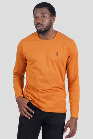 Pumpkin Spice Full Sleeve Organic Logo T-Shirt