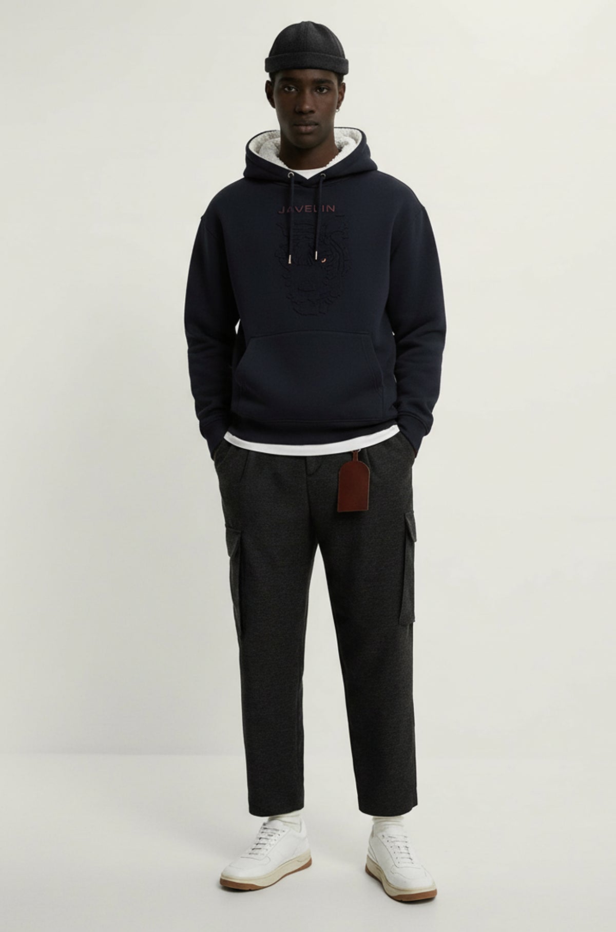 Navy Organic Cotton Hoodie