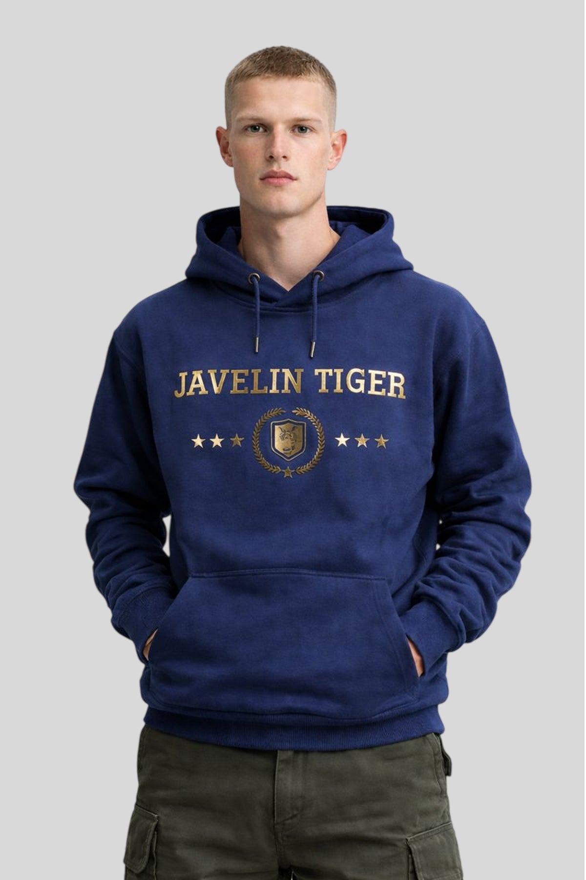 Indigo Cotton Hoodie