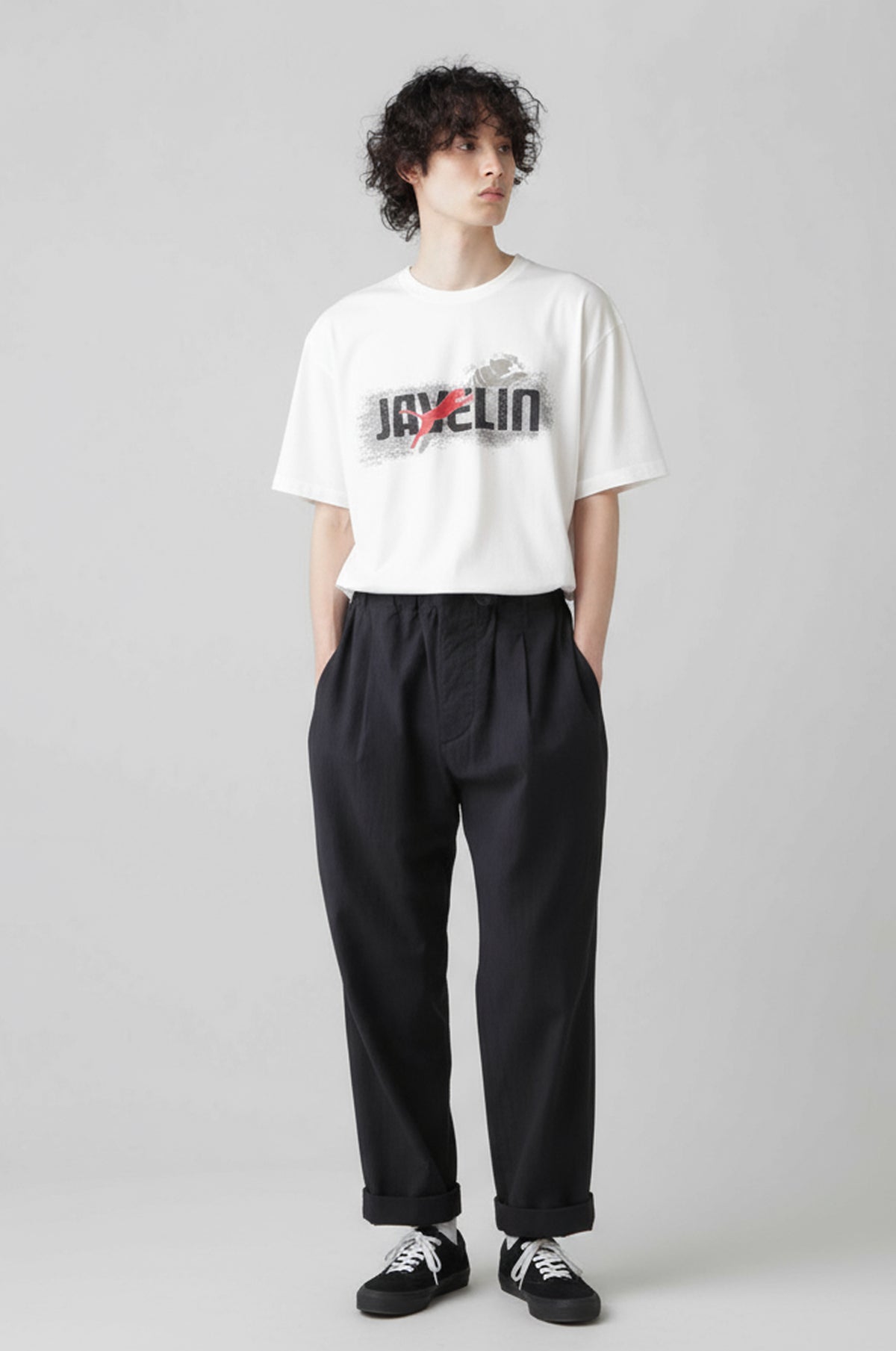 White Printed Cotton T-Shirt