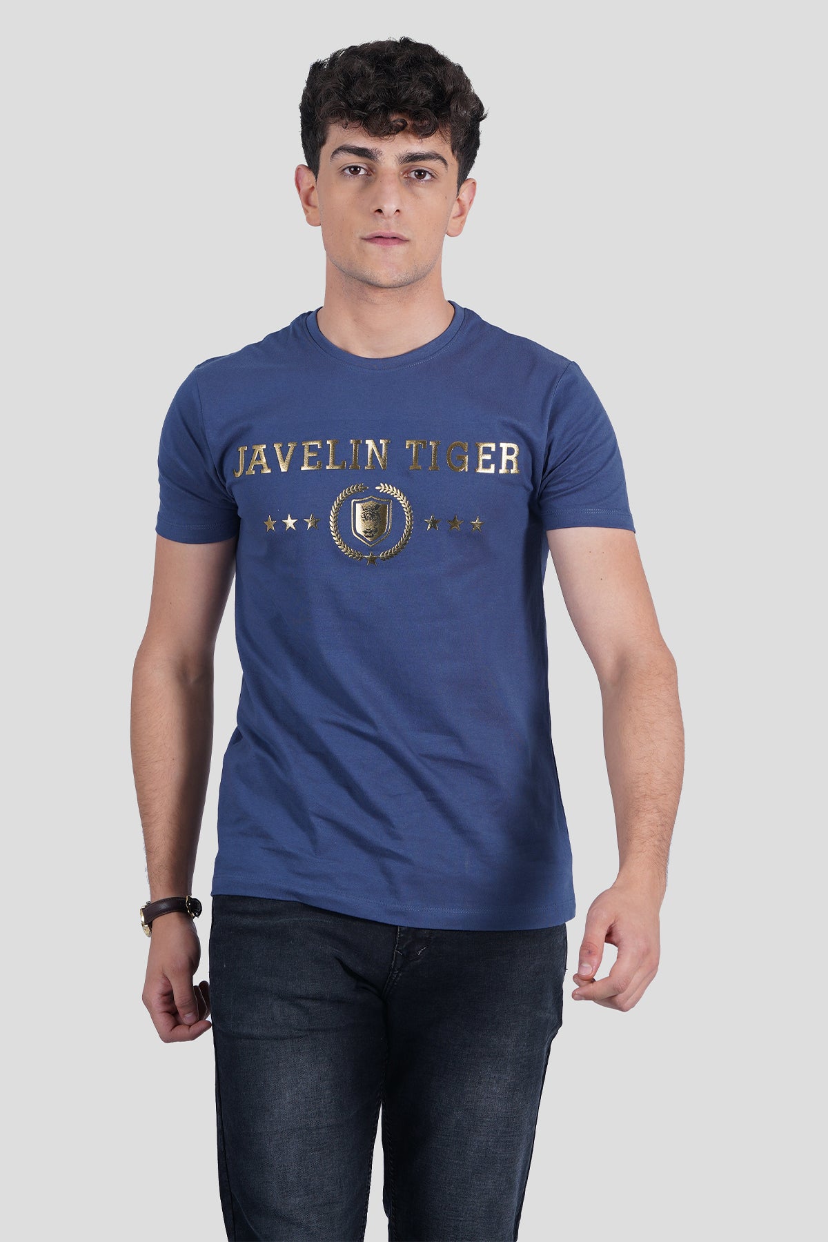 Indigo Printed Organic Cotton T-Shirt