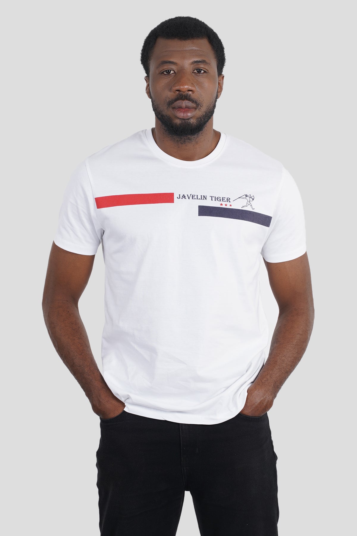 White Printed Organic Cotton T-Shirt
